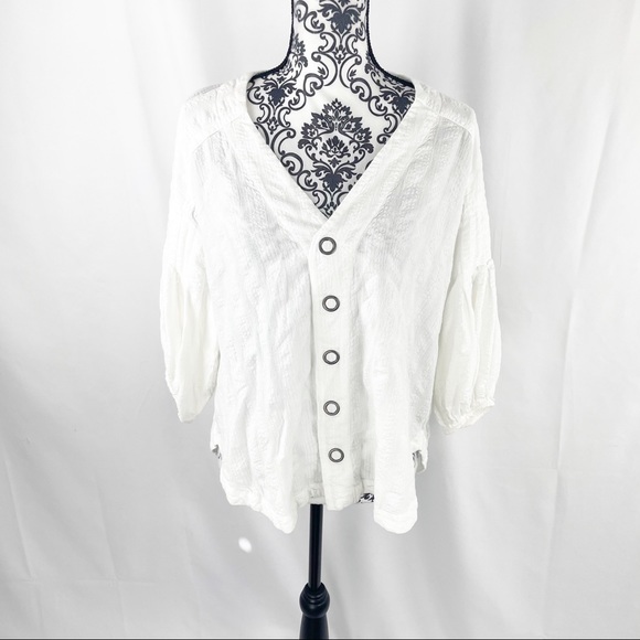 Free People Feel It Still Woven Top - Picture 3 of 8